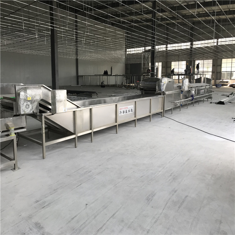 巴氏滅菌、冷卻、烘干流水線