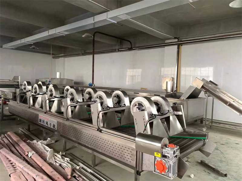 風(fēng)干流水線上的風(fēng)干機