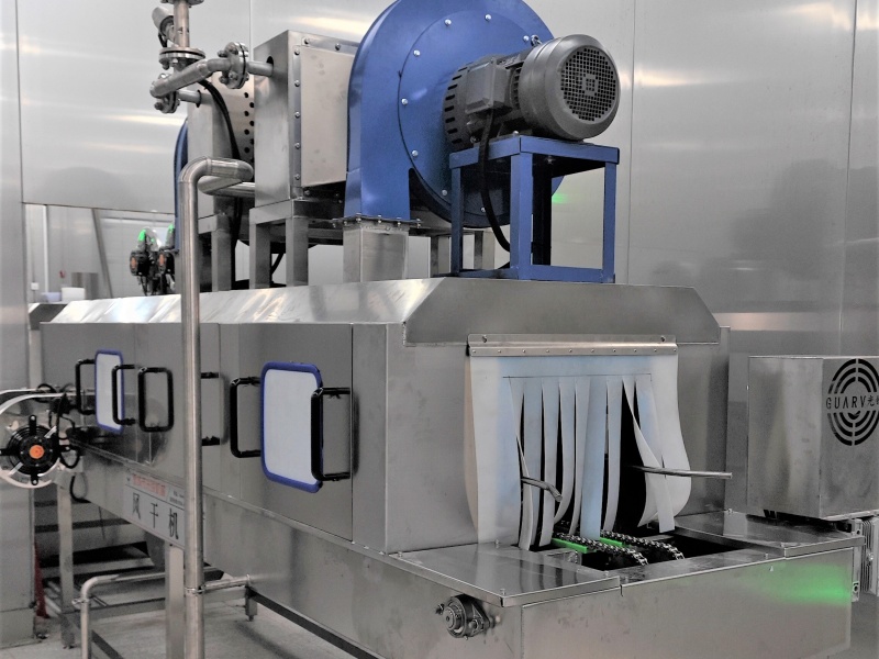 清洗 + 風(fēng)干一體化，筐子周轉(zhuǎn)不等待